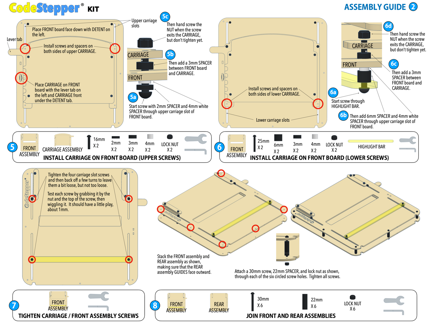 CodeStepper X  DIY Kit